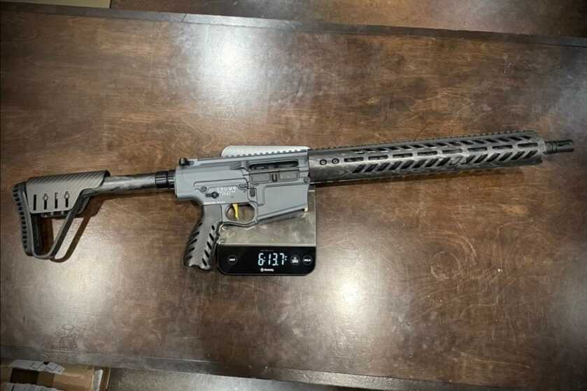 Meet the Ultralight Crown Precision Elite AR10 Elite configured with 16" barrel weighing in at 6lbs and 13.7 ounces