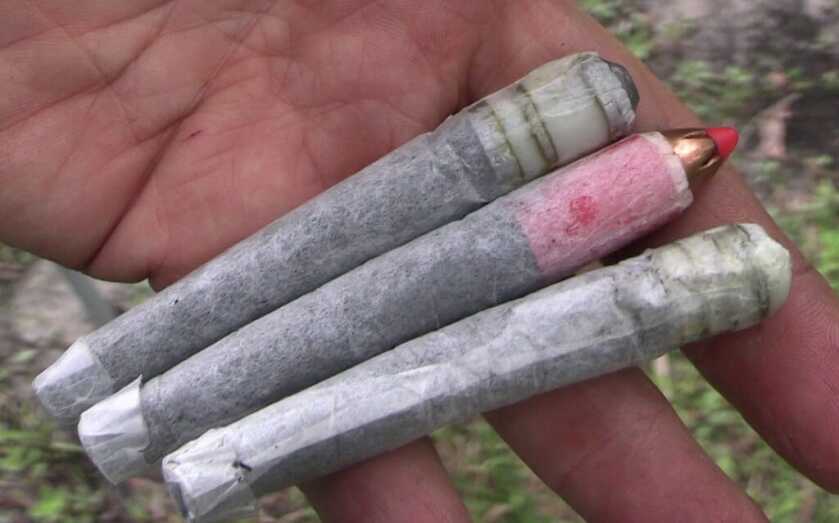 Paper cartridges ready to reload with