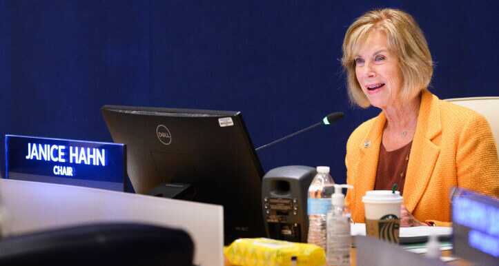 Board Supervisor Janice Hahn.