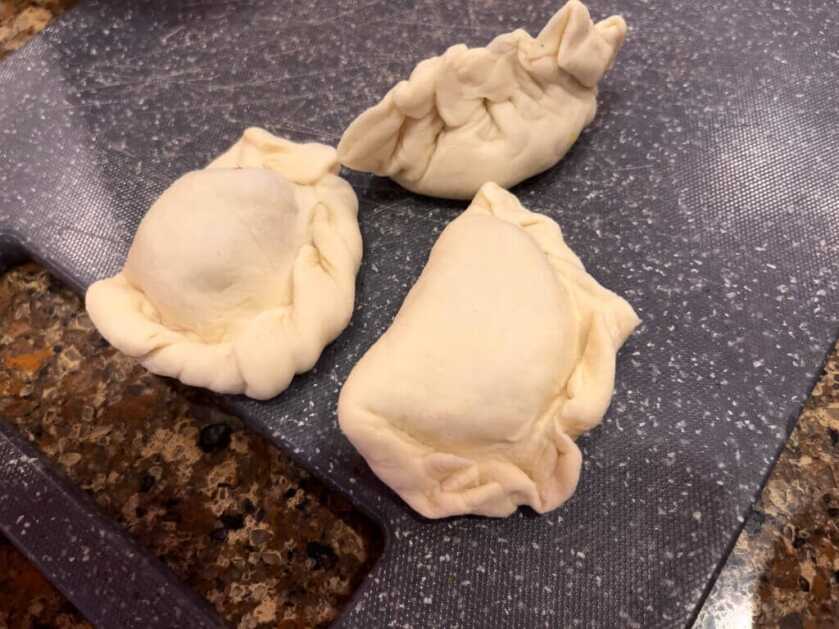 3 - Hunt 365 - Simple Gourmet: Badger Potstickers & Badger Hunting Badger potstickers all sealed up