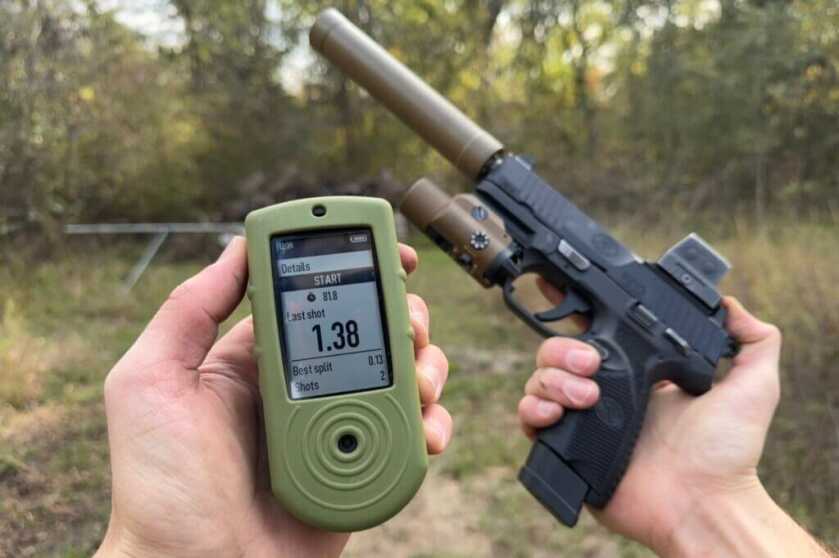 3 - Train With Purpose: Shooters Global Shot Timer Review Crystal clear display