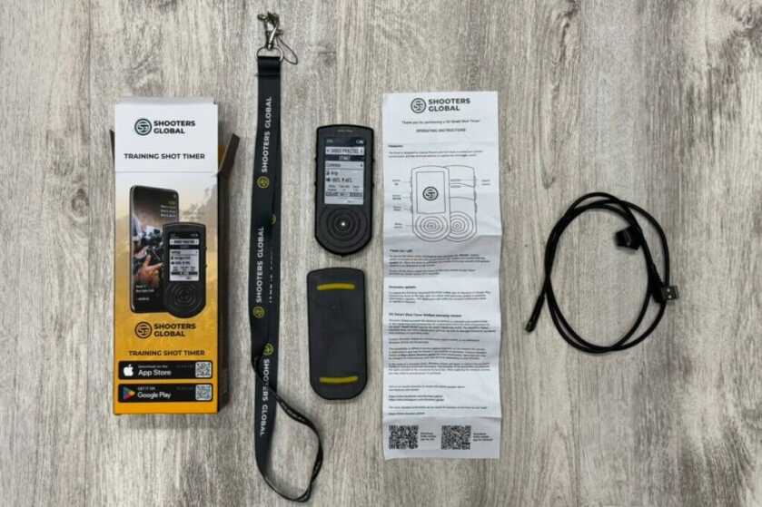 3 - Train With Purpose: Shooters Global Shot Timer Review Shooters Global shot timer and all included contents