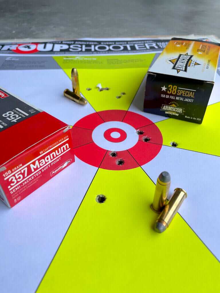 Point Of Impact (POI) between the 38 Special and 357 Magnum differ