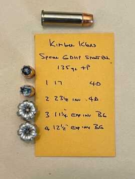 Speer GDHP 135 gr bullets