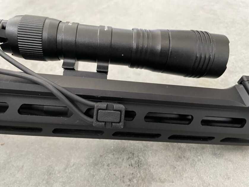 Magpul Wire Control Kit securing light cable