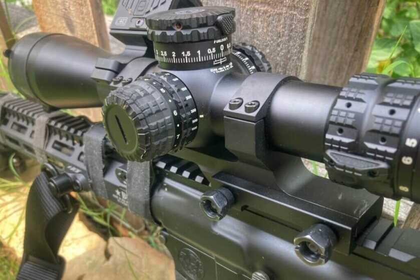 Primary Arms GLX 2.5-10 elevation and parallax turrets