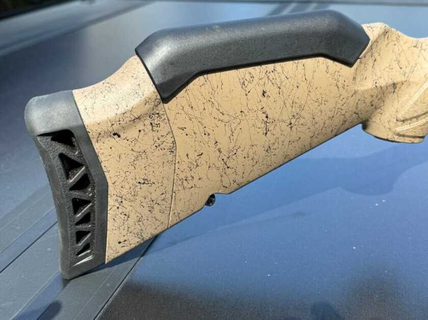 Recoil pads on a Ruger gun