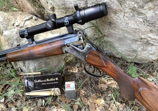 Old school Merkel Combination gun 16 ga shotgun