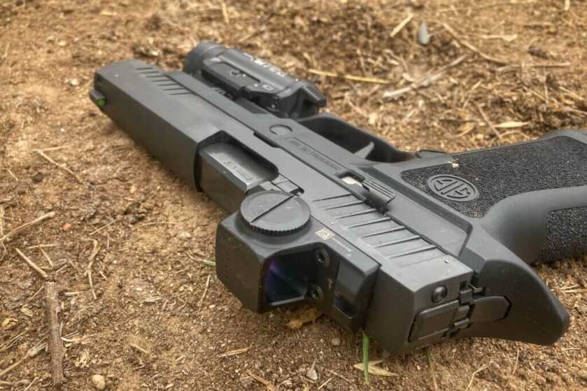 Sig Sauer BXR3 on ground