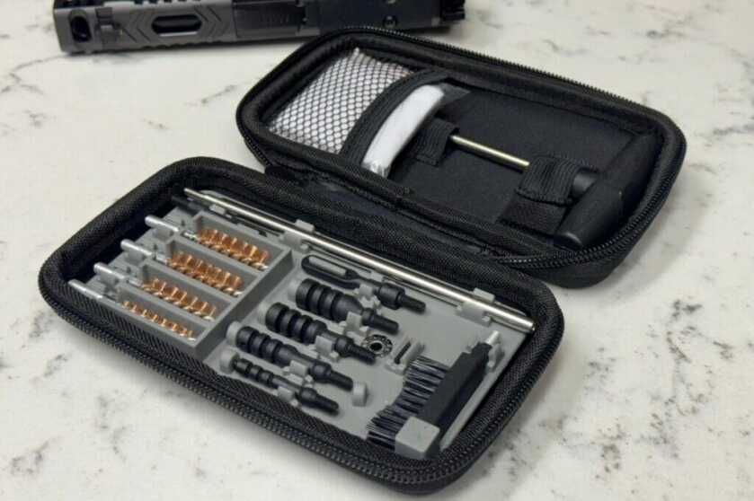 Cleaning kit for Smith & Wesson handgun