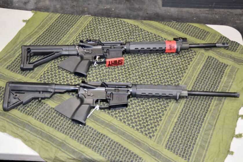 Springfield Saint and S&W M&P Sport