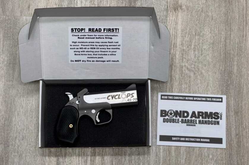 Bond Arms Cyclops 45-70 in the original box
