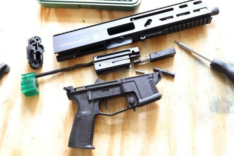 grand power stribog 10mm disassembled