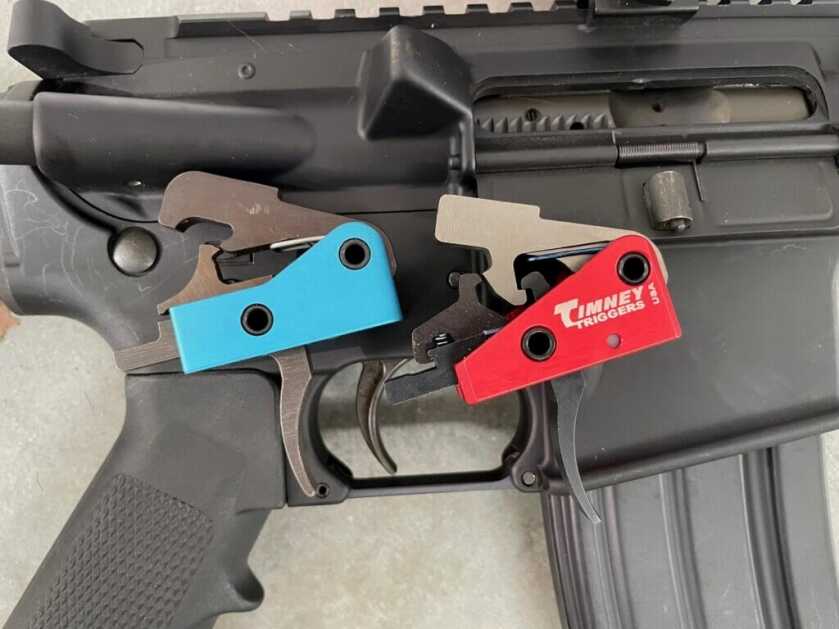 AR15 with drop-in aftermarket triggers