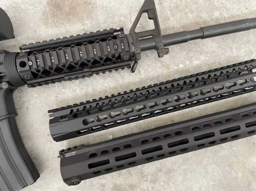 customize your ar-15 with different rails