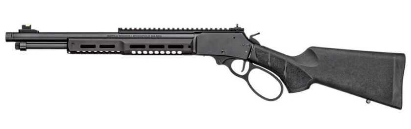 Profile view of the Model 1854 Stealth hunter showing the left side of the gun.