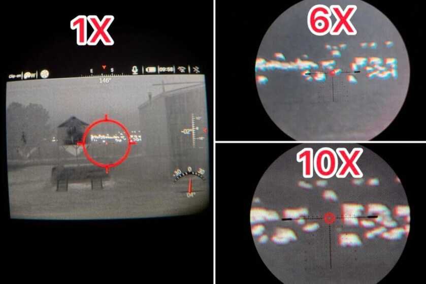 Different zooms through RH-25 V2