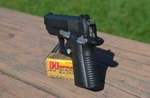 Colt Mustang XSP .380 ACP – Range Report There is no grip safety, just a nicely checkered back strap.