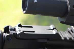 The AKARS pins in place where the rear sight leaf goes.  