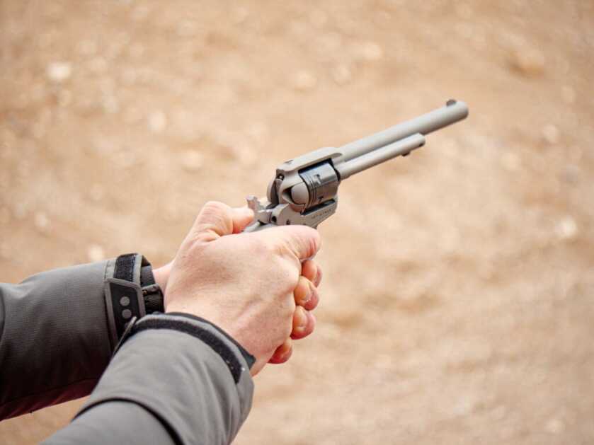single action Wrangler revolver