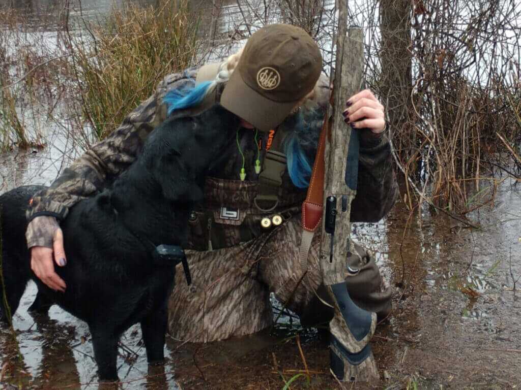 duck hunting dog