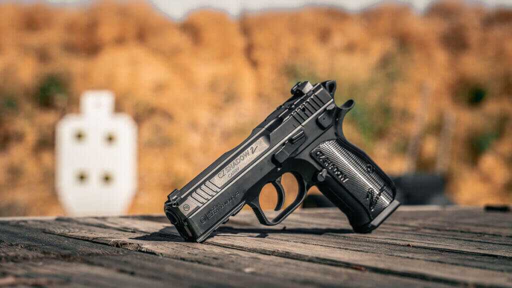 CZ Shadow 2 Carry full left side on table