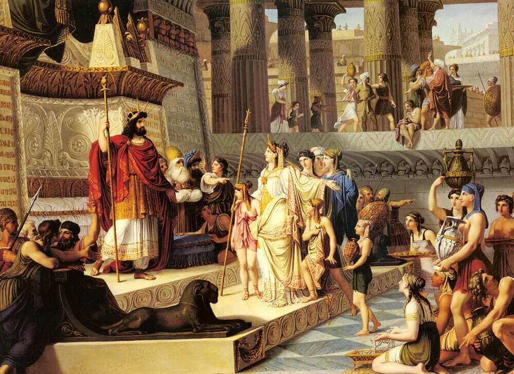 painting with The Queen of Sheba