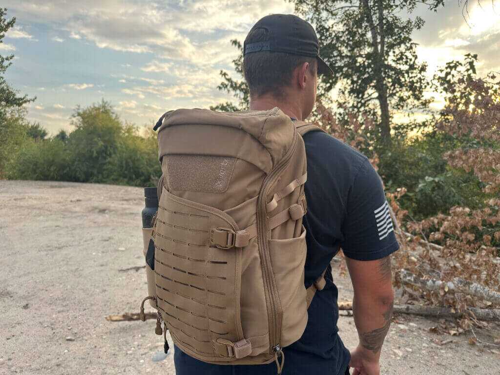 Vertx Siege 25L Tactical Backpack exterior view showing the full pack profile
