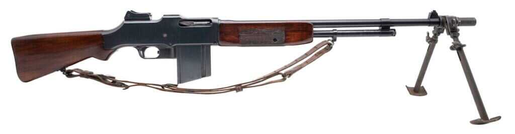 M1918 Browning Automatic Rifle military BAR used from World War I through Korea