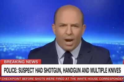 Brian Stelter appears on CNN to talk about tougher gun laws.