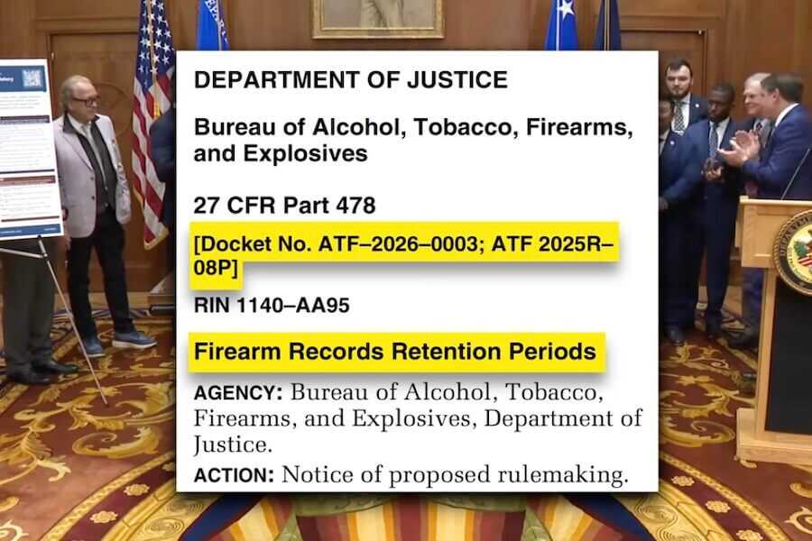 ATF headquarters firearms records database documents storage.