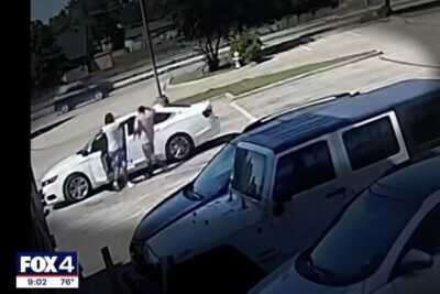 A carjacker in Texas was shot and killed by a father.