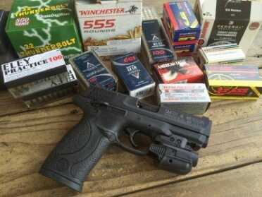 I tested the pistol with (12) different types of .22LR ammunition - a lot of it.