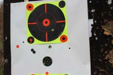 Rock Solid Rifle Case from Flying Circle Bags This, with no adjustment to the scope, at 300 yards after dropping the case out of the back of a Jeep onto a gravel road.