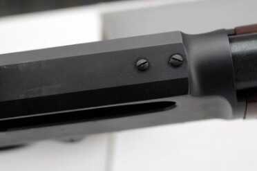 Henry's Updates .30-30 and .45-70: Review Redux The reciever is tapped for scope mounts.