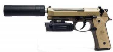 The Inside Scoop on the New Beretta M9A3 The M9A3 is suppressor ready, and the frame has a rail.