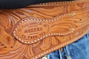 Choosing a Cowboy Action Holster~El Paso Saddlery The El Paso Saddlery log is small and innocuous.