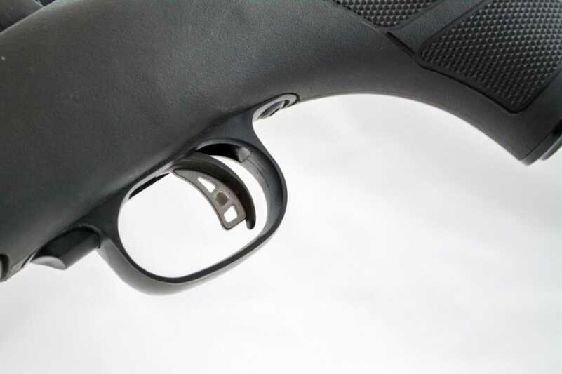 Savage M-11 Trophy Hunter XP Package Review The AccuTrigger system is user adjustable from about two to six pounds pull weight.