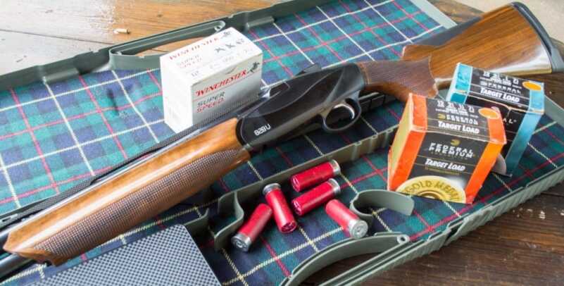 The new Benelli 828U over and under shotgun.