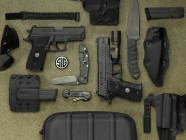 Brand New from Sig--Legion 9mm Pistol--Hands On Review Some of the optional gear available to Legion Community members.