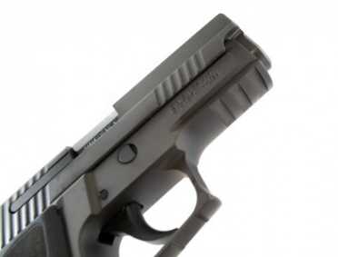 Brand New from Sig--Legion 9mm Pistol--Hands On Review Front cocking serrations have been added to the Legion models. The rail is unchanged.