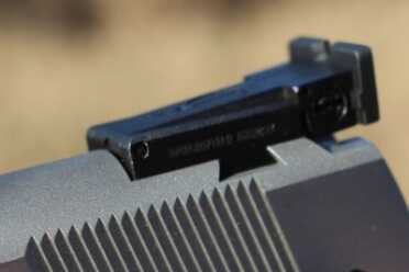 Two New 9mm Springfield Range Officers Part of what many find appealing about the RO line is the adjustable rear sight.