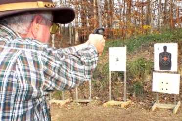 Why My Concealed Carry Gun is a .357 The author shooting the answer to his question: a compact, easily concealed .357 Smith & Wesson.