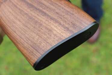 There's no recoil, so the steel pad doesn't hurt.