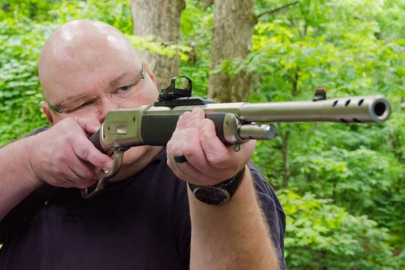The Taylor's & Co. .45-70 Ridge Runner takedown lever-action gives you a lot of power in a very compact and portable package.
