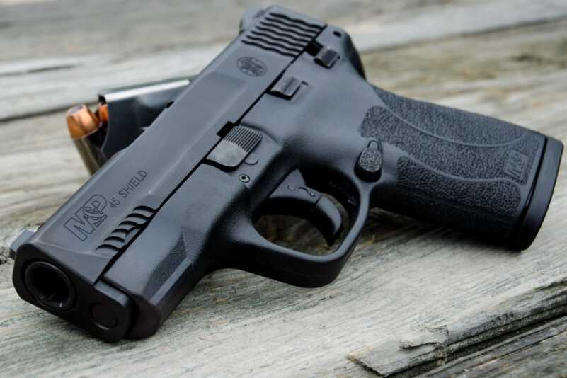 Big-Bore CCW! New Smith & Wesson M&P .45 ACP Shield—Full Review The new .45 ACP Shield from Smith & Wesson expands the line to include this ever-popular big-bore cartridge.