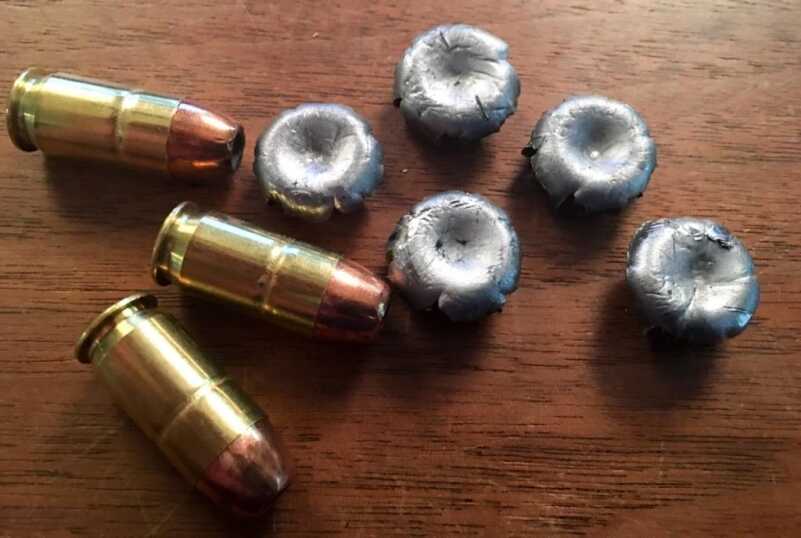All shots fired through the FBI heavy fabric and into the gel expanded perfectly to about 1.65 times original diameter. 