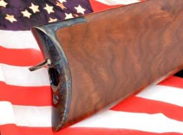 Like the original, the new Henry Iron Frame has a storage compartment in the buttstock for a cleaning rod. Early Henrys had a two-piece hardwood rod with ferrules threaded at both ends. 