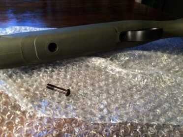 Back to the Basics: Swapping My Tupperware Rifle Stock for a Bell and Carlson I was able to remove the trigger guard and action screws with the same Allen wrench.