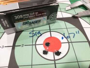 A Ton Of Rifle For Your Money: Thompson/Center .308 Compass - Full Review The Compass had no trouble living up to its one minute of angle accuracy guarantee.
